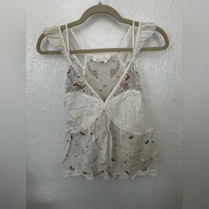 Anthropologie Tank Top with Sequins